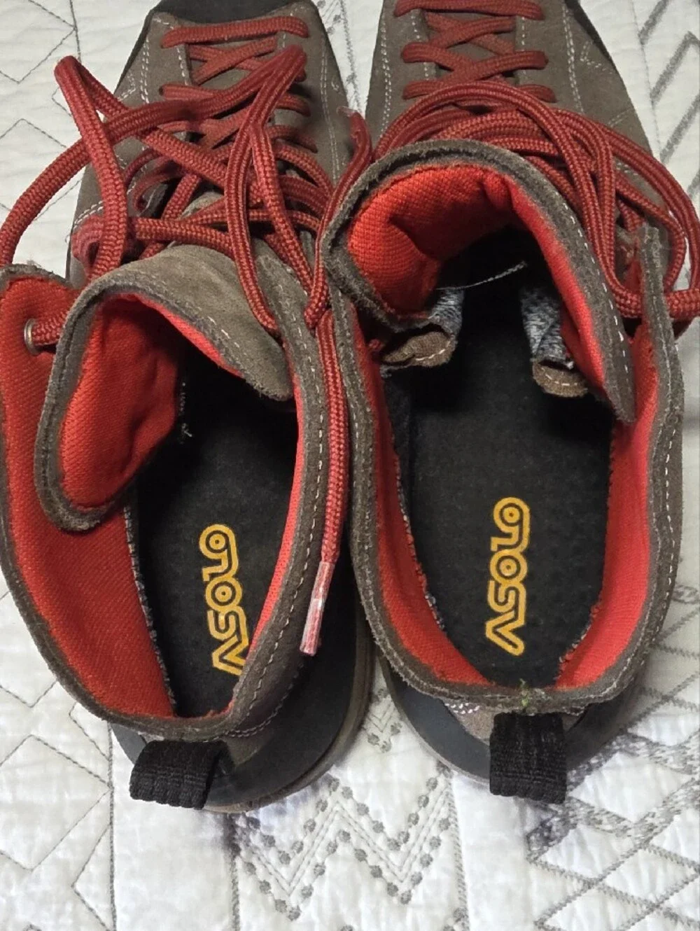 Asolo Brown Suede Hiking Boots GORE-TEX Vibram